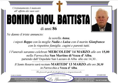 Avviso di lutto