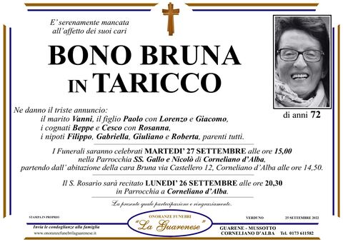 Avviso di lutto
