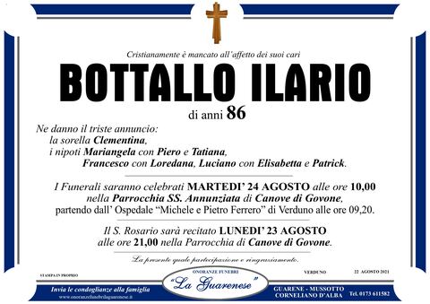 Avviso di lutto