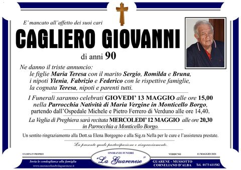 Avviso di lutto