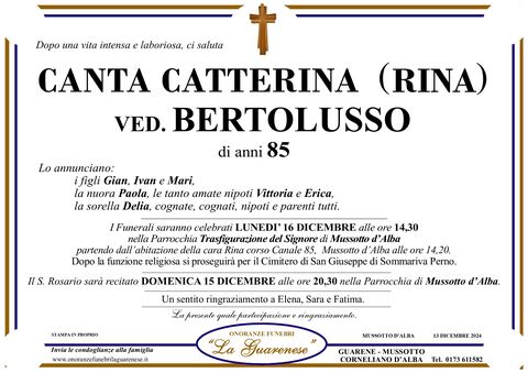 Avviso di lutto