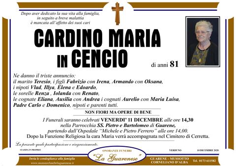 Avviso di lutto
