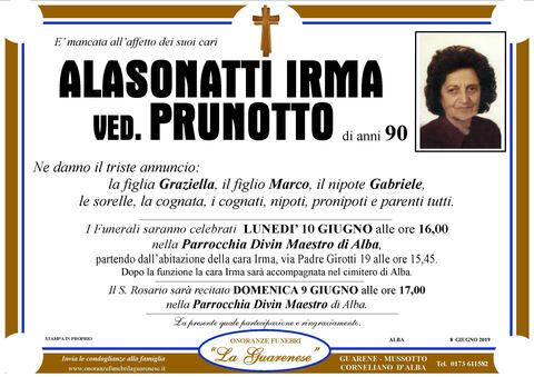 Avviso di lutto