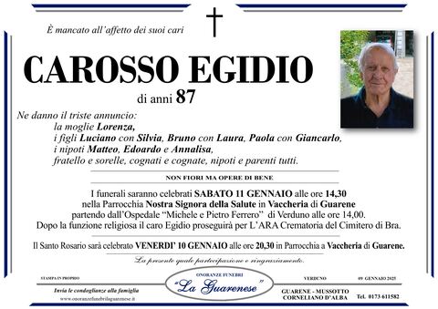 Avviso di lutto