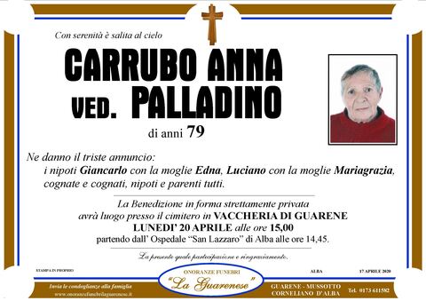 Avviso di lutto