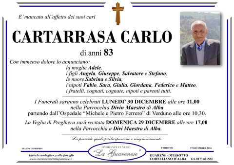 Avviso di lutto