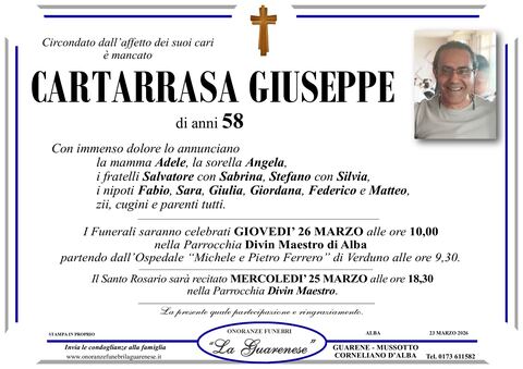 Avviso di lutto
