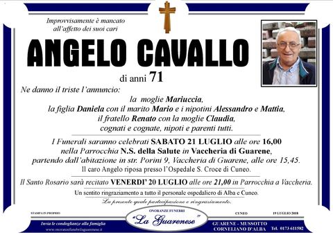 Avviso di lutto