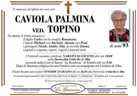 Avviso di lutto