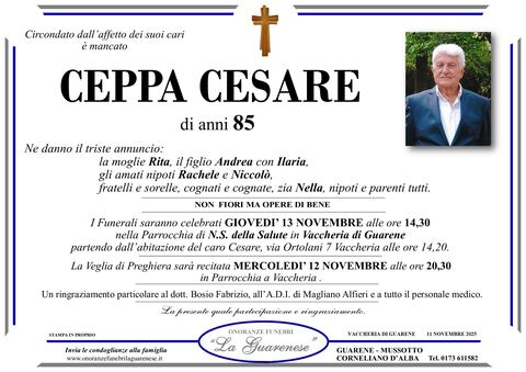 Avviso di lutto