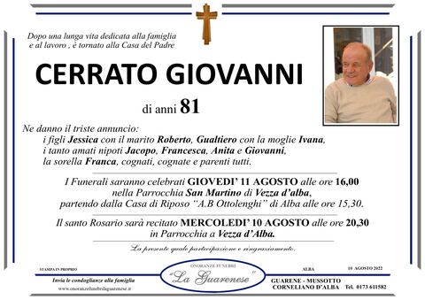 Avviso di lutto
