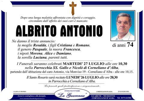 Avviso di lutto