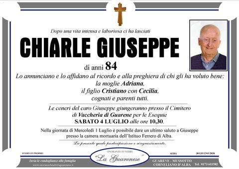 Avviso di lutto