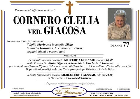 Avviso di lutto
