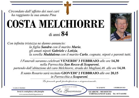 Avviso di lutto