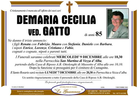 Avviso di lutto