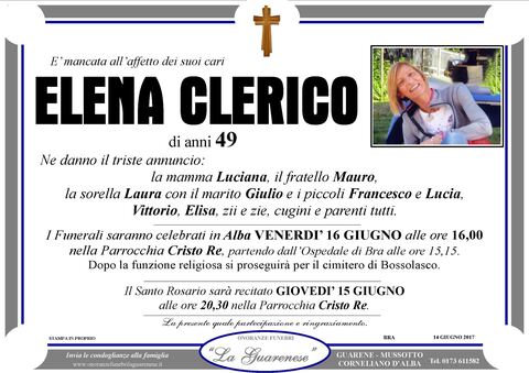 Avviso di lutto