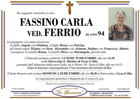Avviso di lutto