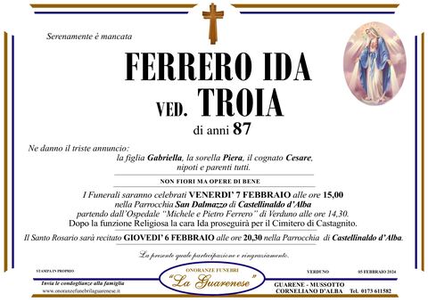 Avviso di lutto