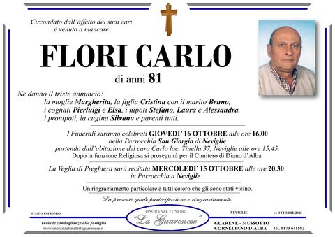 Avviso di lutto