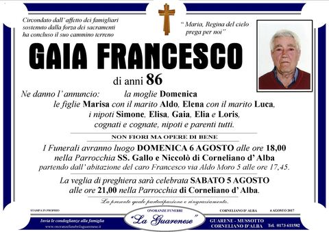 Avviso di lutto