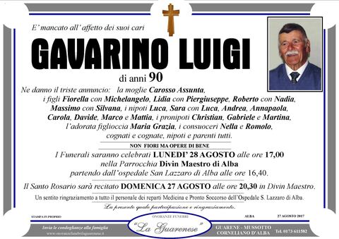 Avviso di lutto