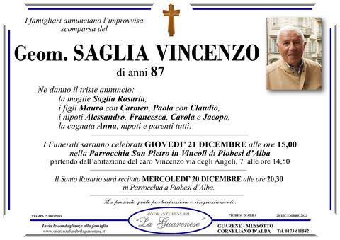 Avviso di lutto
