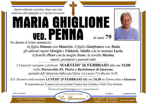 Avviso di lutto