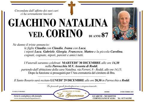 Avviso di lutto
