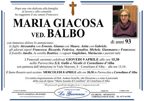Avviso di lutto