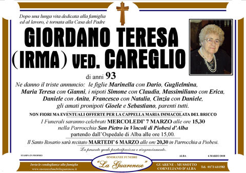Avviso di lutto