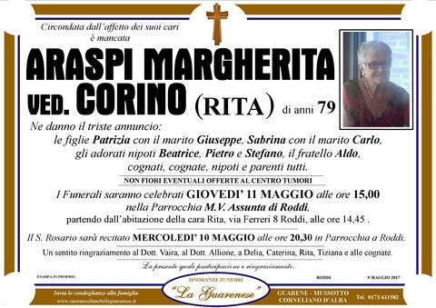 Avviso di lutto