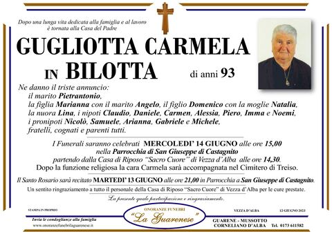 Avviso di lutto