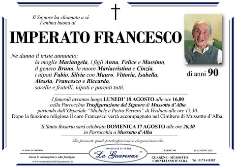 Avviso di lutto