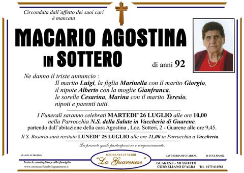 Avviso di lutto