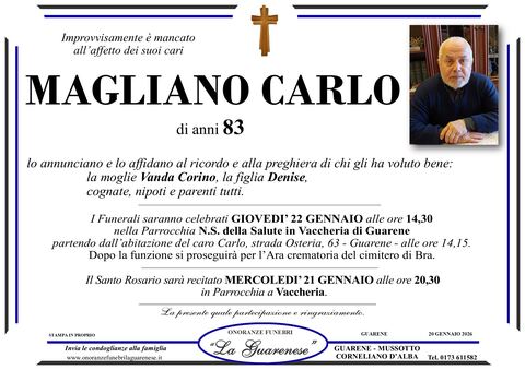 Avviso di lutto