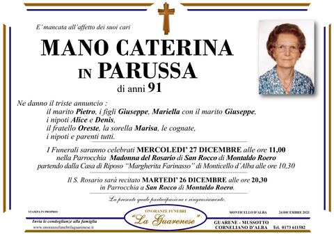 Avviso di lutto