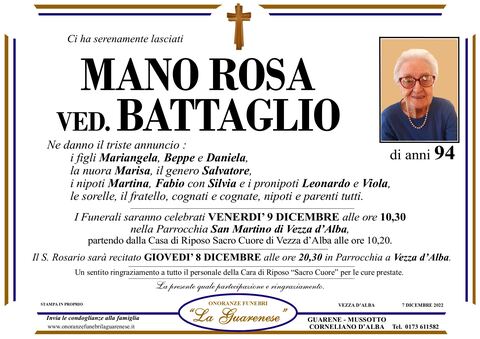 Avviso di lutto