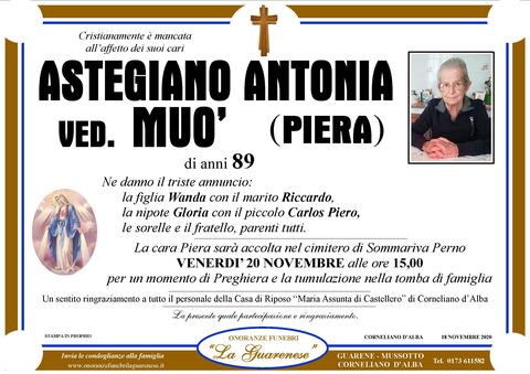 Avviso di lutto