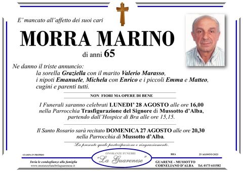 Avviso di lutto