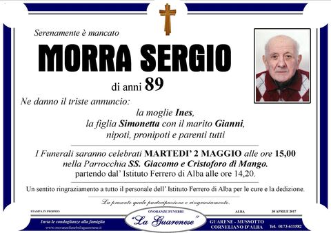 Avviso di lutto