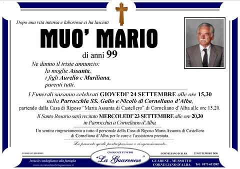 Avviso di lutto