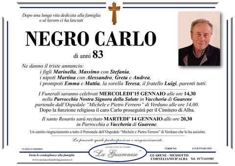 Avviso di lutto