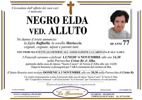 Avviso di lutto