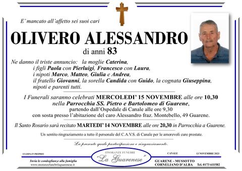 Avviso di lutto