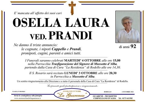 Avviso di lutto