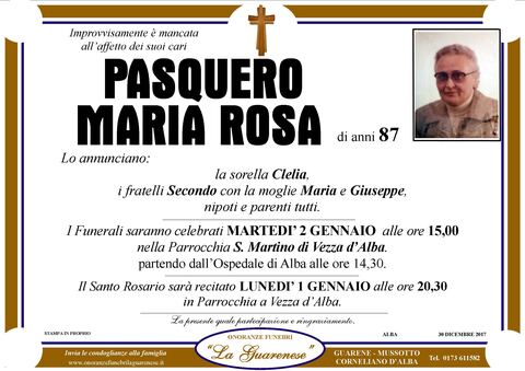 Avviso di lutto