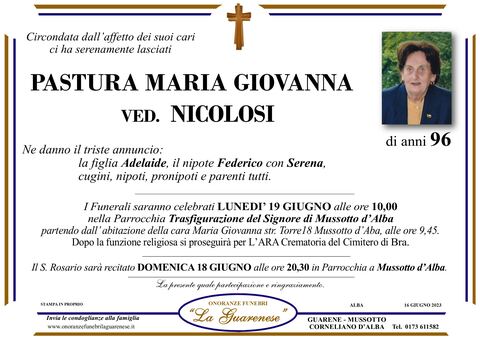 Avviso di lutto