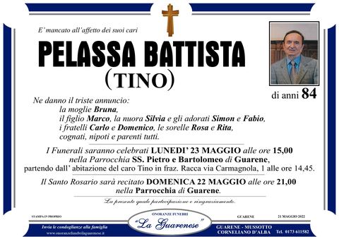 Avviso di lutto