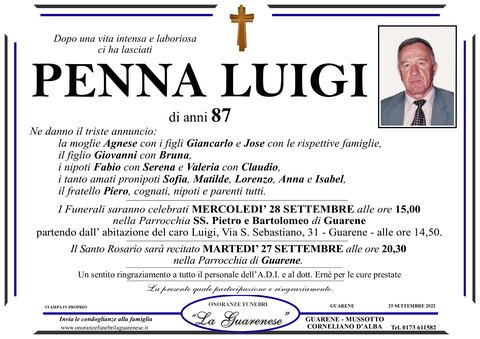 Avviso di lutto
